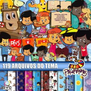 Kit Digital 3 Palavrinhas