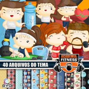 Kit Digital Academia Fitness Croosfit