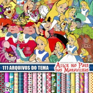 Kit Digital Alice No País das Maravilhas