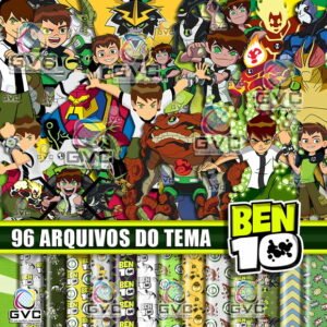 Kit Digital Ben 10 + Arquivos de Corte