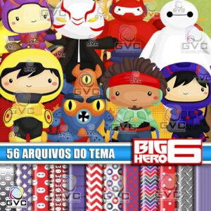 Kit Digital Big Hero Cute