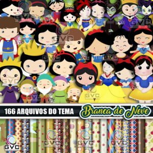 Kit Digital Branca De Neve Cute Baby
