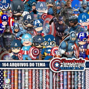 Kit Digital Capitão América