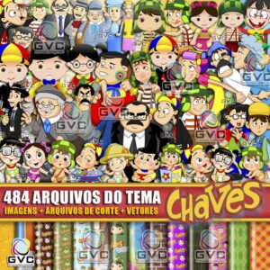 Kit Digital Chaves + Vetores + Arquivos de Corte