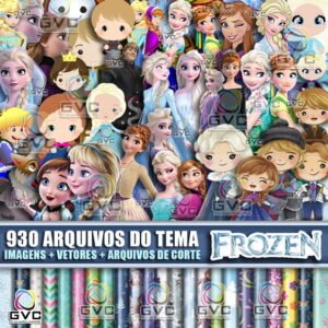 kIT Digital Frozen + Arquivos de Corte + Vetores
