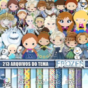 Kit Digital Frozen Cute Baby