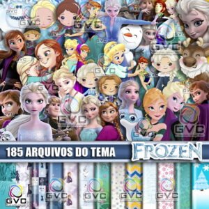Kit Digital Frozen Normal e Cute