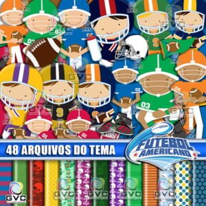 Kit Digital Futebol Americano