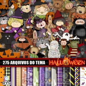Kit Digital Halloween Vintage