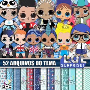 Kit Digital Lol Surprise Meninos