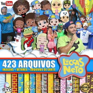 Kit Digital Luccas Neto + Vetores + Arquivos de corte