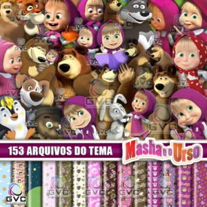 Kit Digital Masha e o Urso