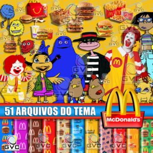 Kit Digital Mc Donalds + Vetores