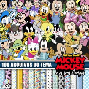 Kit Digital Mickey Baby