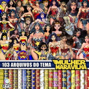 Kit Digital Mulher Maravilha