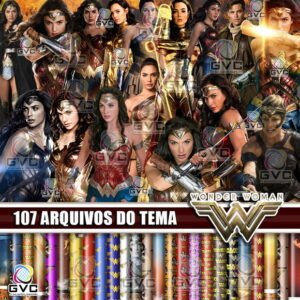 Kit Digital Mulher Maravilha Filme