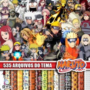 Kit Digital Naruto Baby e Normal