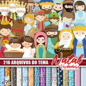 Kit Digital Nascimento de Jesus Natal Verdadeiro
