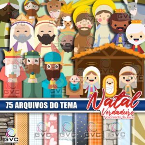 Kit Digital Nascimento de Jesus Natal Verdadeiro