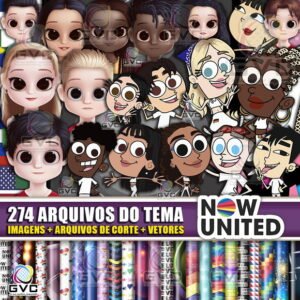 Kit Digital Now United + Vetores + Arquivos de Corte