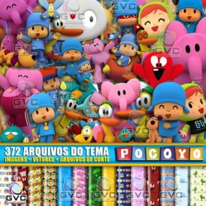 Kit Digital Pocoyo + Vetores + Arquivos de Corte
