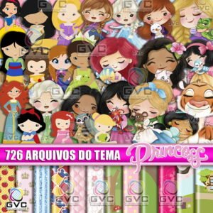 Kit Digital Princesas Cute Baby