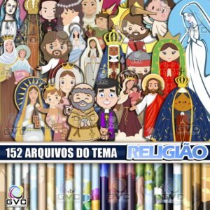 Kit Digital Religião Santinhos Igreja