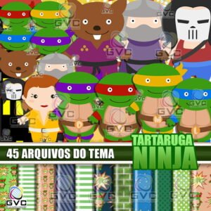 Kit Digital Tartaruga Ninja