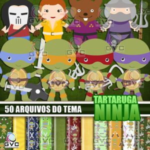Kit Digital Tartaruga Ninja