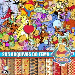Kit Digital Ursinho Pooh