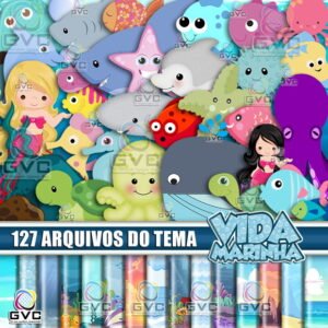 Kit Digital Vida Marinha