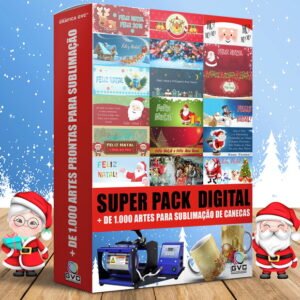 1.000 Estampas Canecas Natal