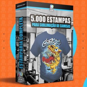 5.000 Estampas Sublimação Camisa Artes Premium
