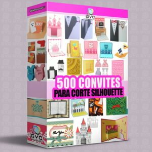 500 Arquivos de Corte para Silhouette