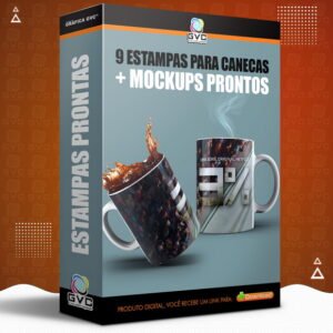 9 Artes Estampas Prontas Série 3% Netflix + Mockups Prontos