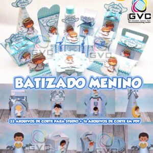 Arquivos de Corte Batizado Menino