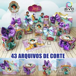 Arquivos de Corte Princesa Jasmine Aladdin