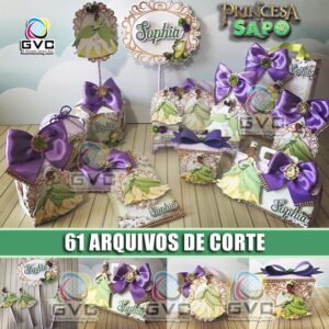 Arquivos de Corte Princesa Tiana A Princesa e o Sapo