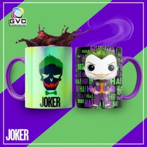 Arte Estampa Coringa Joker Funko Sublimação Canecas