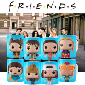 Artes Estampas Friends Funko Para Sublimação de Canecas