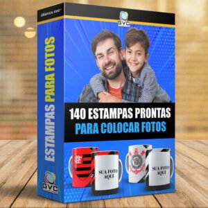 Estampas Sublimação de Canecas Dia dos Pais Para Foto