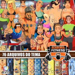 Kit Digital Academia Fitness Croosfit