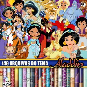 Kit Digital Aladdin Normal e Cute Baby