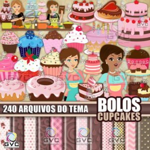 Kit Digital Bolos e Cupcakes