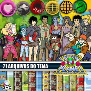 Kit Digital Capitão Planeta