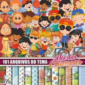Kit Digital Dia Das Crianças - Deficientes