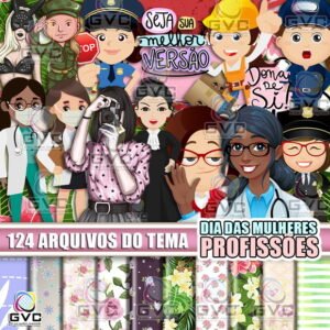 Kit Digital Dia das Mulheres Profissões