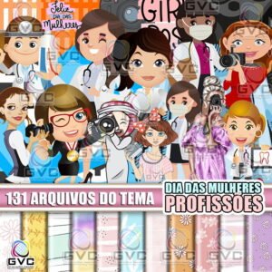 Kit Digital Dia das Mulheres Profissões