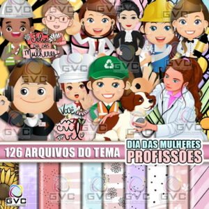 Kit Digital Dia das Mulheres Profissões