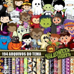 Kit Digital Halloween Cute Baby